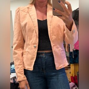 INC International Concepts Peach Blazer